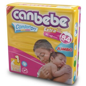 Canbebe New Born Diapers (84 Pcs)