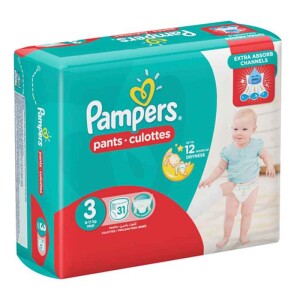 Pampers Pants Diapers Medium Size 3 (31 Pcs)