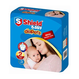 Shield Diaper Mega Bachat Pack Small (70&nbsp;Pcs)